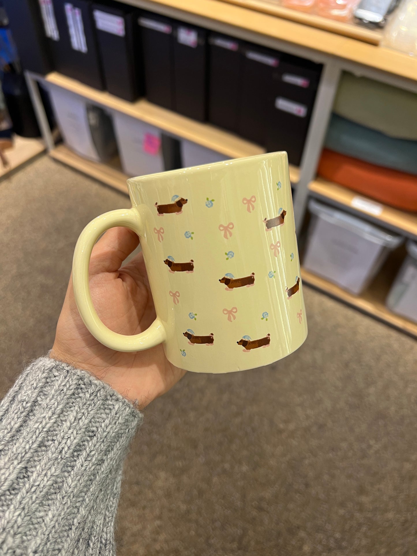 Tasse mit Dackel Motiv