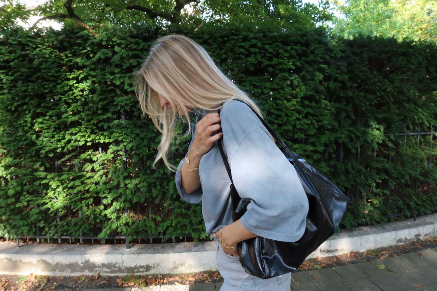 Tasche aus Lederimitat