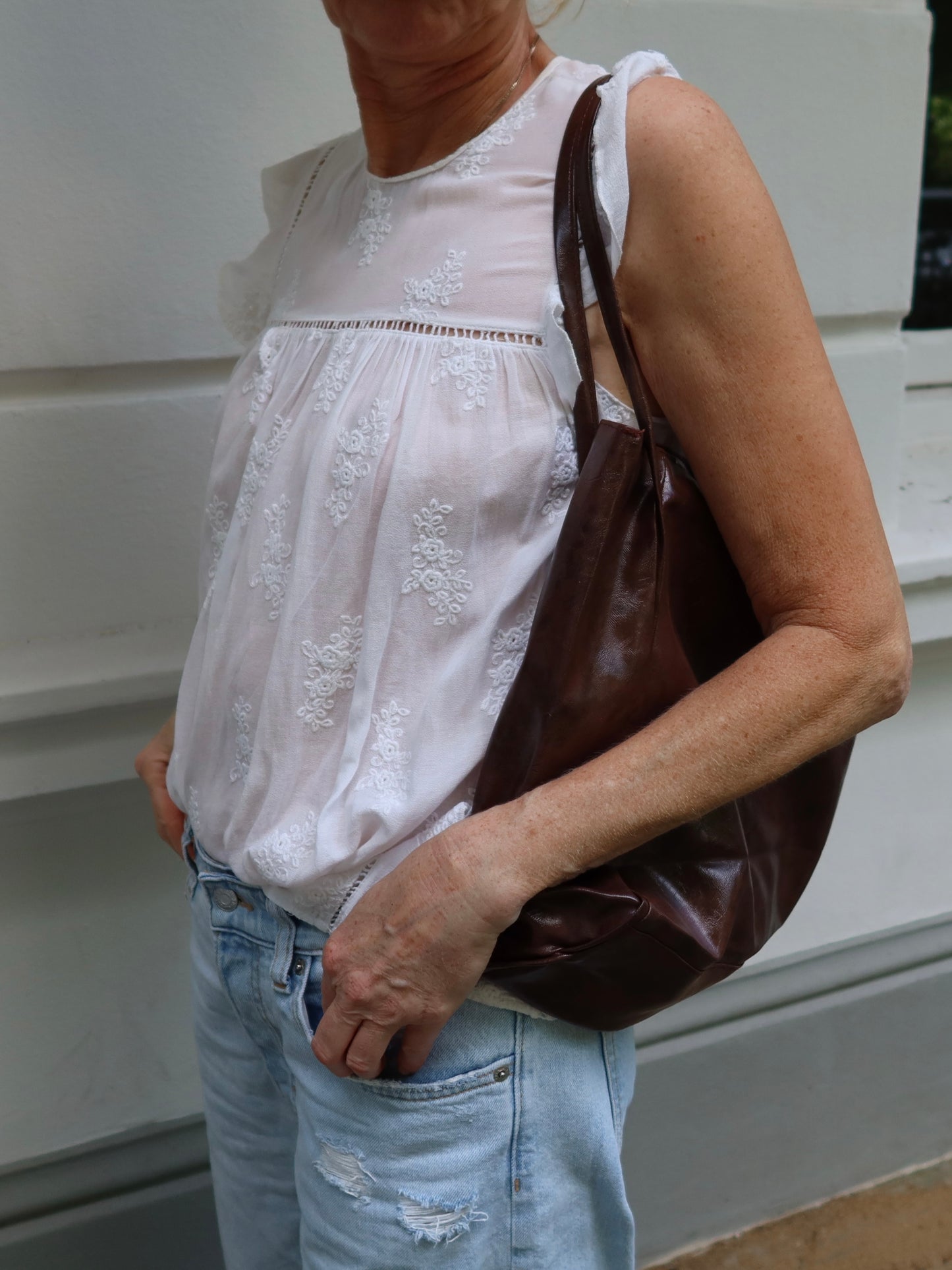 Tasche aus Lederimitat