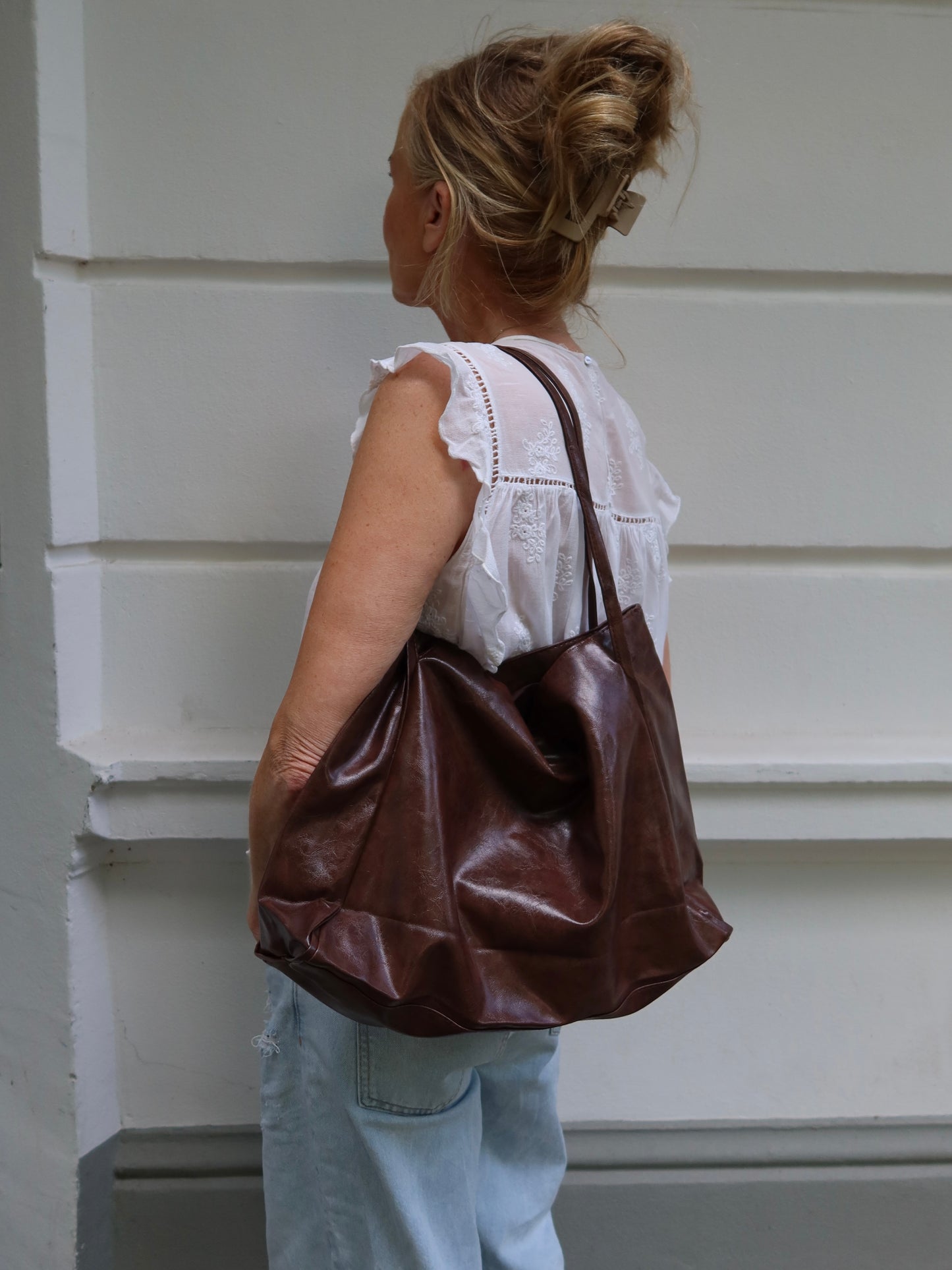 Tasche aus Lederimitat