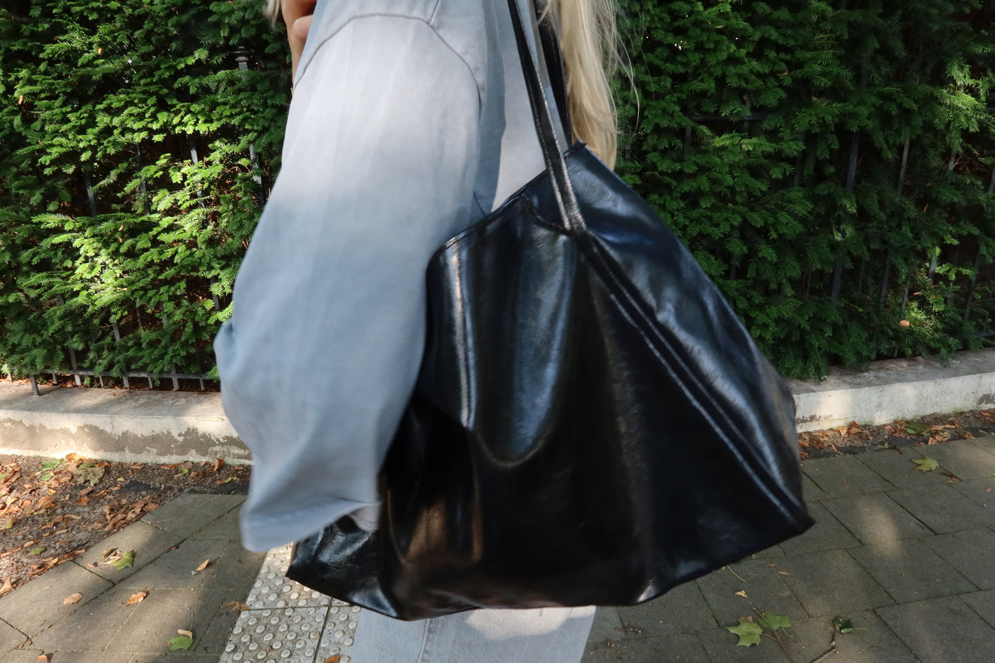 Tasche aus Lederimitat